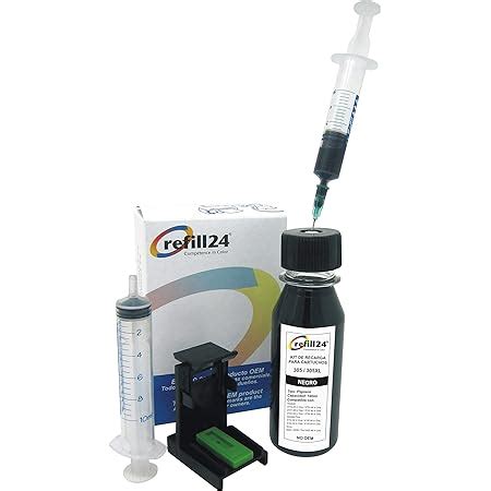 Refill24 Kit De Recarga Compatible Para Cartuchos De Tinta HP 305 305