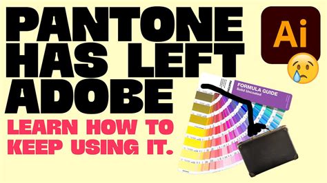 How To Use Pantone In Adobe Illustrator Now YouTube