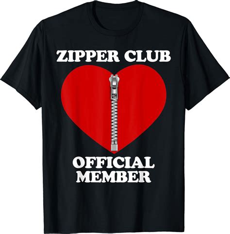 Zipper Club Heart Surgery Recovery Open Heart Bypass Surgery T Shirt