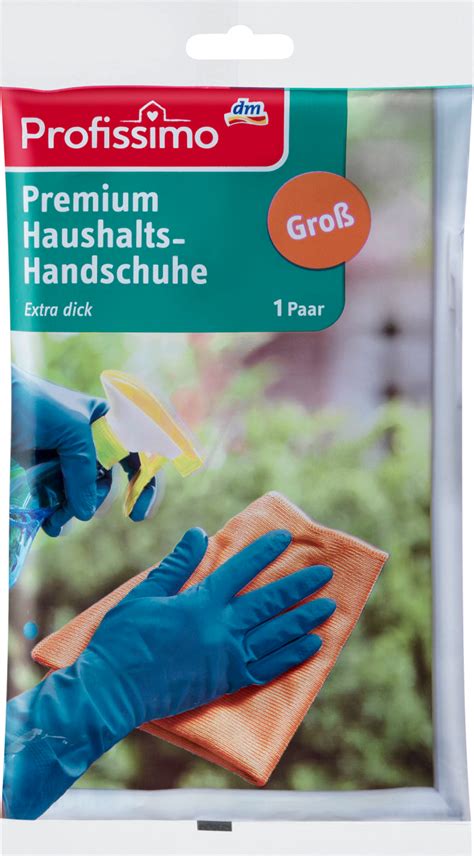 Profissimo Premium Haushalts Handschuhe Groß 1 Paar 2 St dm