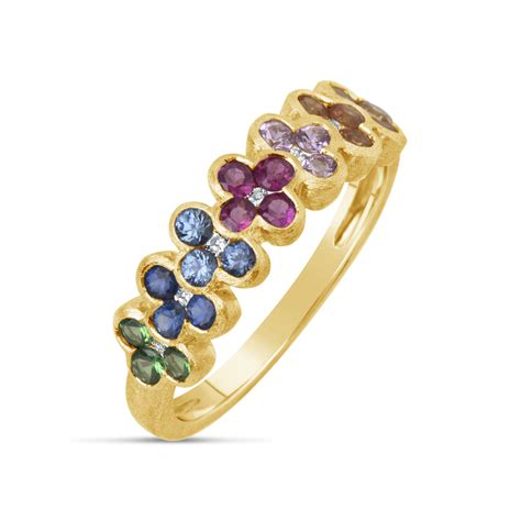 Dilamani Jewelry | Rainbow Sapphire & Diamond Ring