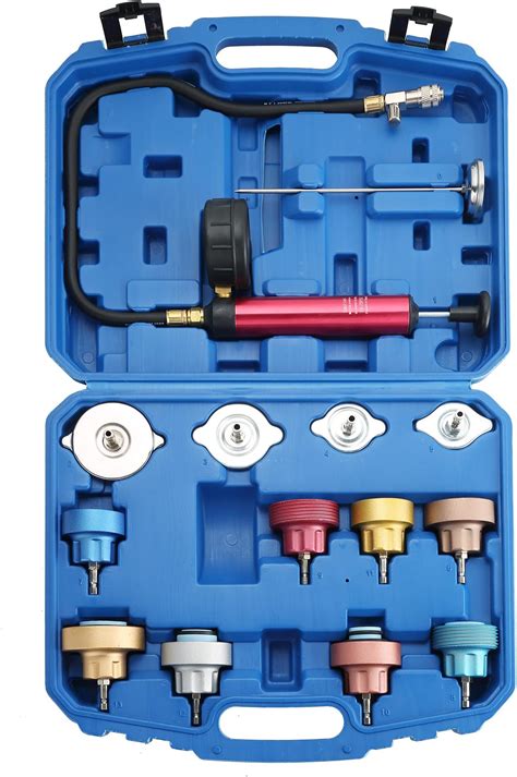 Amazon HZAUTOS 14PCS Pressure Leak Tester Tool Kit Radiator Pump