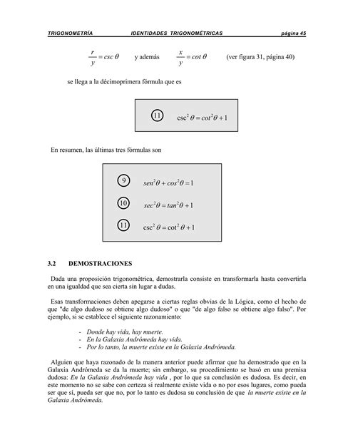 Identidades Trigonometricas Pdf Descarga Gratuita