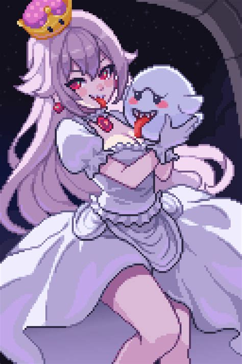 Princess King Boo ~ : r/PixelArt