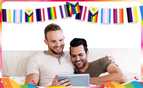 Amazon Marforever Pcs Feet Pride Flags Banners Gay Rainbow Banner String Lesbian