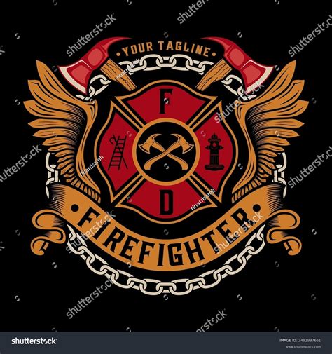 Firefighter Logo Photos, Images & Pictures | Shutterstock