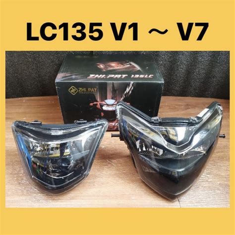 Yamaha Lc V V V V V V V Lampu Head Lamp Zhipat Led Smoke