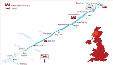 Caledonian Canal - Scotland | Fort augustus, Area map, Lake district