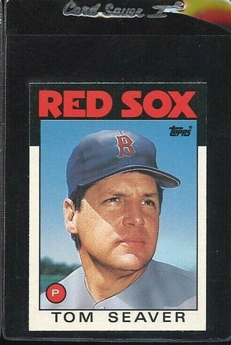 Topps Traded T Tom Seaver Hof Boston Red Sox Ebay