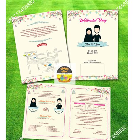 Jual undangan pernikahan Islami - Jakarta Pusat - Undangankreasi ...