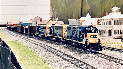 Ho Scale Session Csx Action Ft Ns June 2002 2005 Youtube