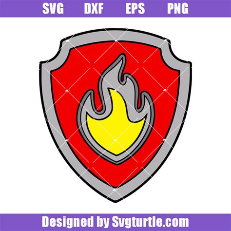 Rubble Badge Paw Patrol Svg, Paw Patrol Logo Svg, Rubble