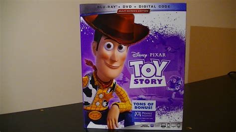 Toy Story 2019 Edition Blu Ray Dvd Combo Pack Unboxing Youtube