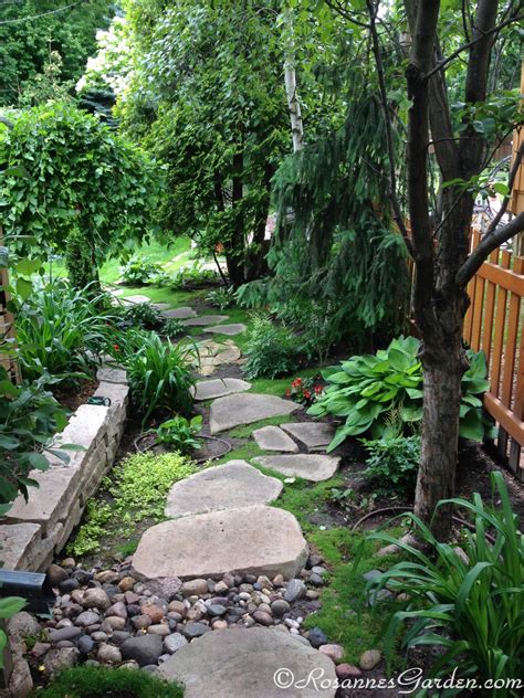 Cute Narrow Garden Path With Stepping Stones Narrow Garden Garden