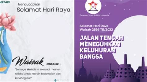 Link Twibbon Hari Raya Waisak Dan Cara Unggahnya Derana Ntt