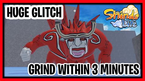 HAPPY GEN 3 TAILED BEAST GLITCH GRIND WITHIN MINUTES Shindo Life