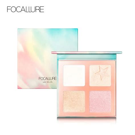 Focallure Kolory Paleta Roz Wietlaczy Iluminator Makija Naturalny