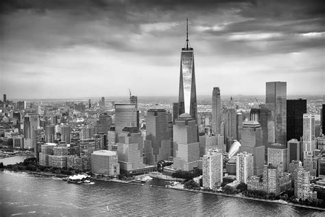 New York Skyline Wallpaper Black And White