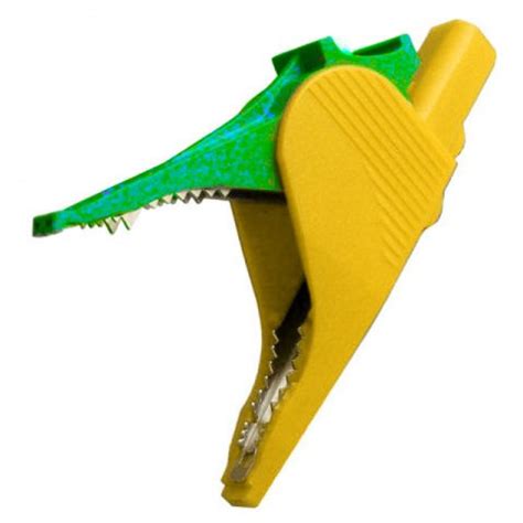 Electro PJP 5066 IEC JV Crocodile Clip Green Yellow Pacific Test