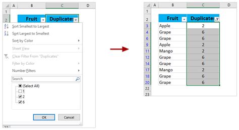 Suchen Hervorheben Filtern Zählen Und Löschen Von Duplikaten In Excel