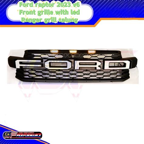 Ford Raptor 2023 V6 Front Grille With Led Ranger Grill Salung T9 RANGER