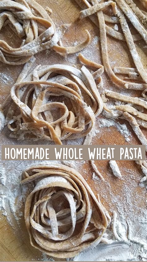 Homemade Whole Wheat Pasta Recipe From Scratch Artofit