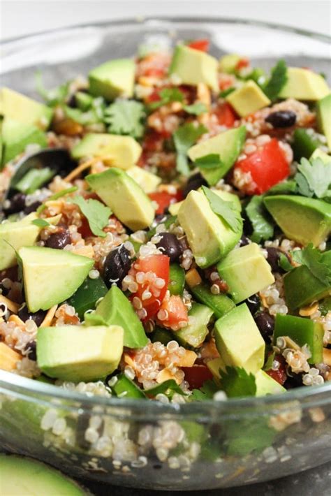 Quinoa Taco Salad Quick And Easy Lunch Recipe