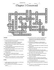 Kami Export Chapter 1 Crossword Pdf Taydenn Eng 3 Name Date