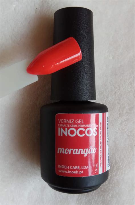 Inocos Verniz Gel Morangão Vermelho Neon 15 ml Sempre Linda