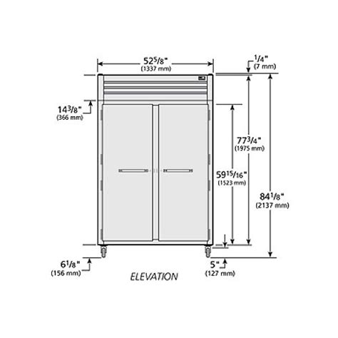 True STG2F 2S HC 53 Spec Series Two Section Reach In Freezer 2