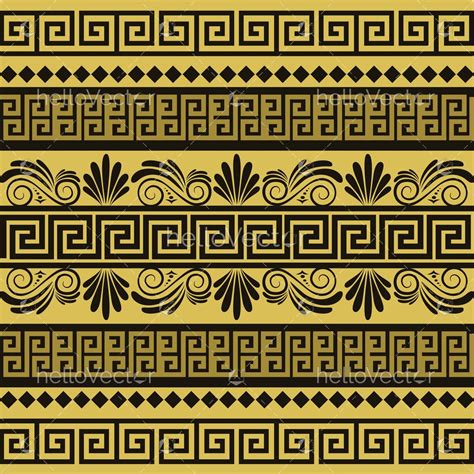 Greek key seamless pattern design illustration - Download Graphics ...