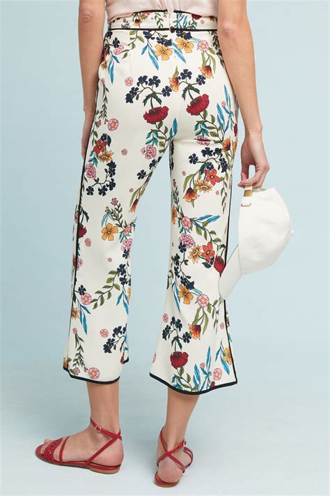 Malgosia Floral Wide Legs Anthropologie Clothing Wide Leg Sleepwear