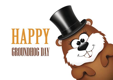 Groundhog Day Illustrations Royalty Free Vector Graphics And Clip Art