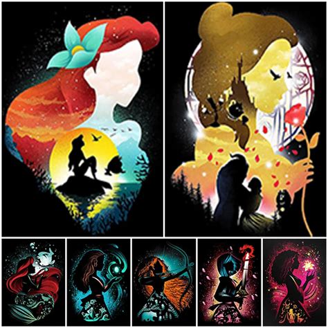 5d Diy Diamond Painting Cartoon Princess 5d Diy Diamond Painting