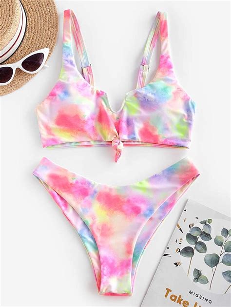 ZAFUL Bikini Set Best Tie Dye Clothes On Amazon 2020 POPSUGAR