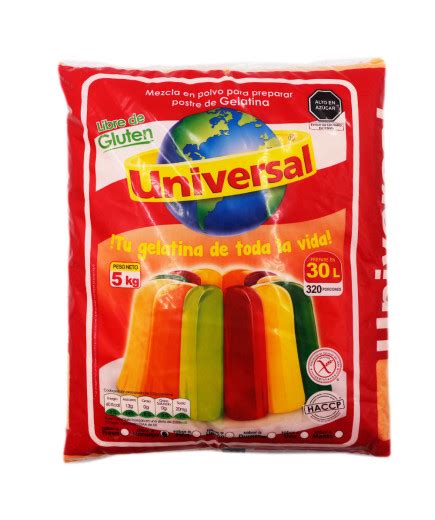 UNIVERSAL GELATINA NARANJA BL X 5 KG