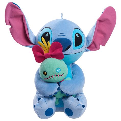 Disney Classics 23 Inch Jumbo Plush With Lil Friend Stitch And Scrump