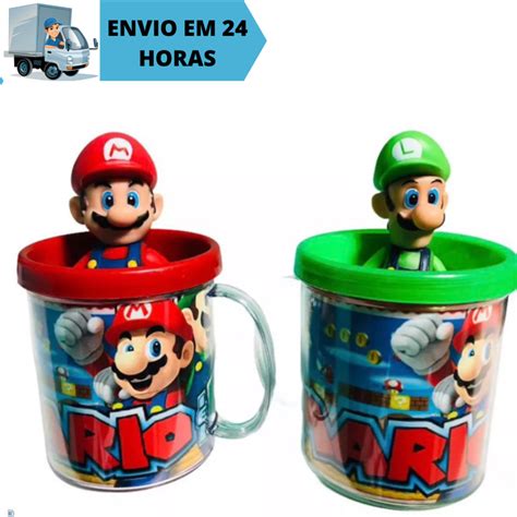 Combo Kit Conjunto Boneco Colecion Vel Mario E Luigi World Articulado