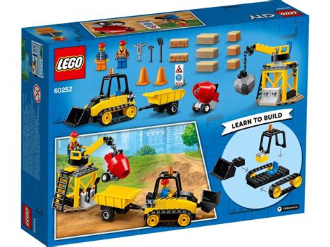 LEGO City 60252 Строительный бульдозер | playzone.com.ua