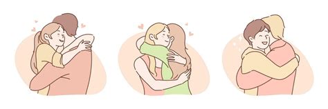 Love Relatioship Gay Lesbian Couple Set Concept Vector Art At Vecteezy