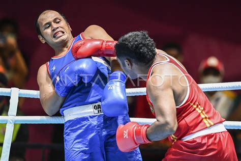 FINAL TINJU PUTRA KELAS BERAT PON PAPUA ANTARA Foto