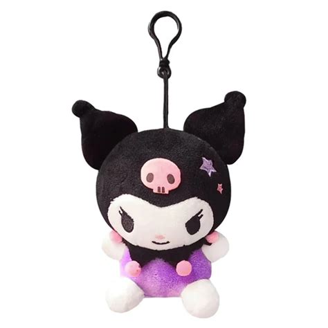 Kuromi Plush Backpack Clip Stars Keychain Sanrio