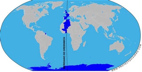 Países Que Pasan Por El Meridiano De Greenwich