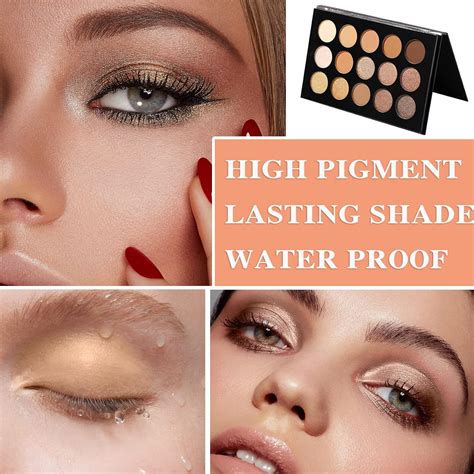 Fusang Paleta De Sombras De Ojos Color Dorado Nude Ahumado C Lido Desnudo Neutro Tonos Alta