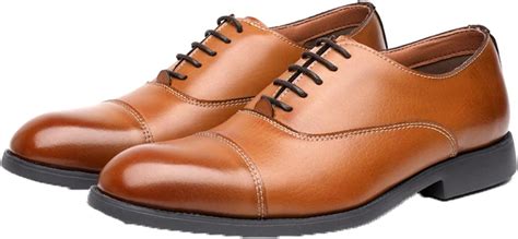 Zapatos Derby para Hombre Zapatos clásicos Ligeros de Cuero con