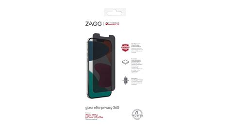 Zagg Invisibleshield Glass Elite Privacy 360 Screen Protector For Iphone 13 Pro Max Harvey