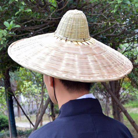 Bamboo Hat Ancient Chinese Ming Dynasty Official Hat Diameter Etsy