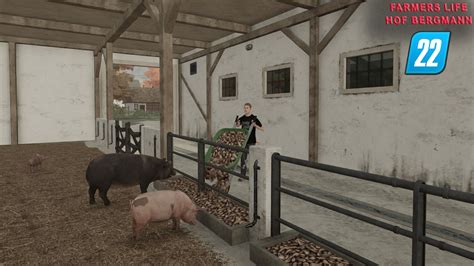 Ls Farmers Life Hof Bergmann Schweine F Ttern Youtube