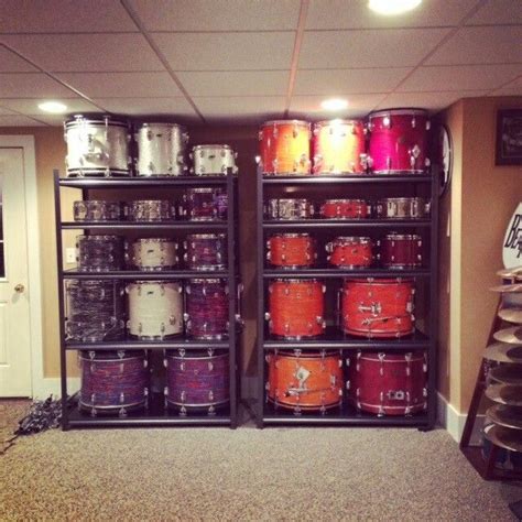 Great Idea For Drum Storage And Display Found On Drumforumonline