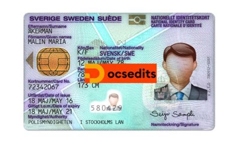 Sweden Id Card Psd Template Usa Valuable Driving License Id Card And